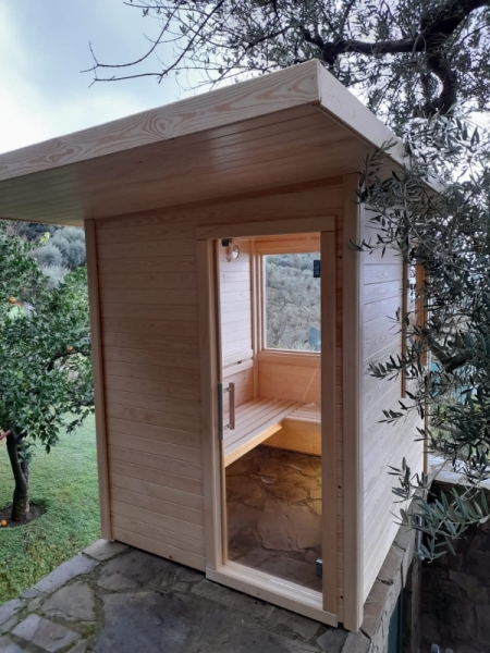 Sauna per esterno 180x150