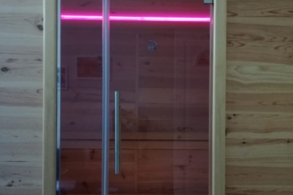 SAUNA con Led multicolor- Home Spa- SUOMISAUNA