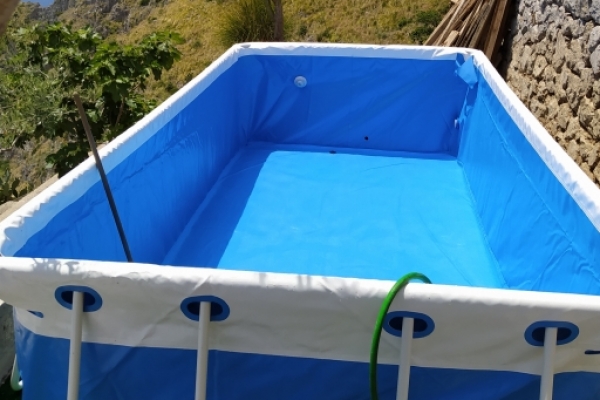 PISCINE FUORI TERRA-Prima e Dopo- SUOMISAUNA