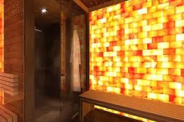 SAUNA CON QUADRO DI SALE- PROGETTO & COSTRUZIONE SUOMISAUNA