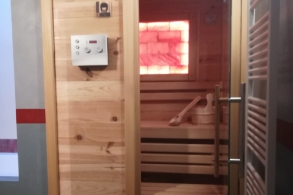 SAUNA 3 IN 1-Cromoterapia/Haloterapia-