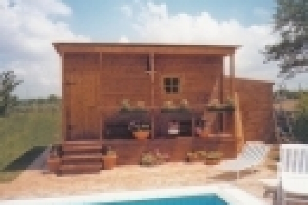 SAUNA PER ESTERNO con STUFA A LEGNA