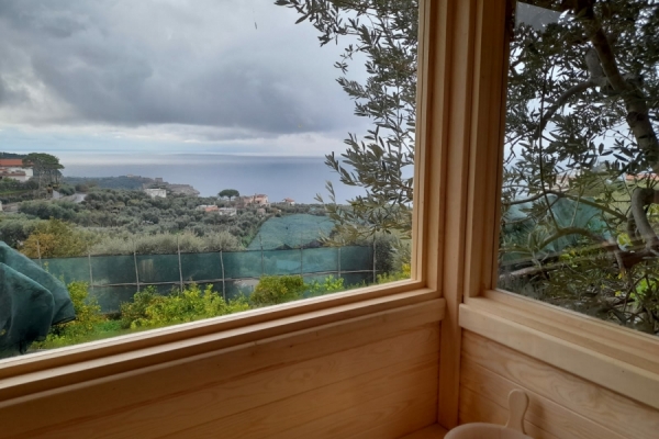 SAUNE PER ESTERNO Con Spogliatoio e doccia