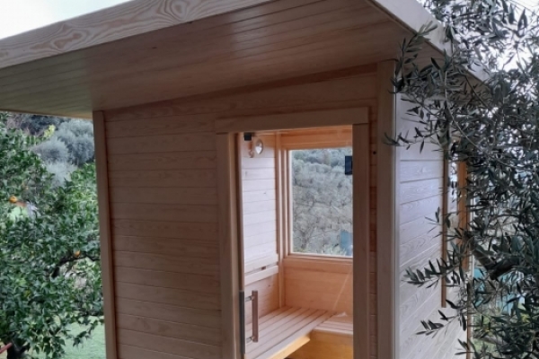 Saune per giardini e terrazze