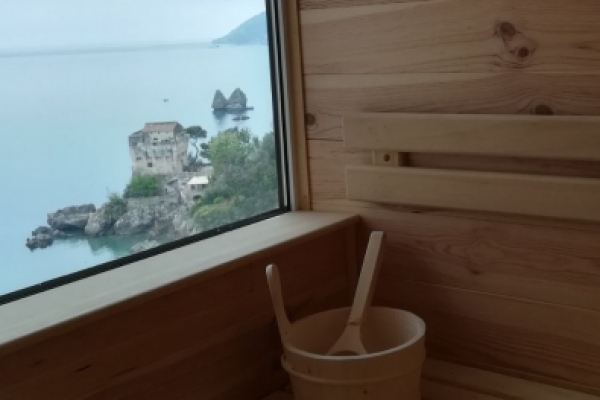 VIENI,TI PORTO A VEDERE IL MARE...Luxury sauna- su misura -(VIETRI SUL MARE)