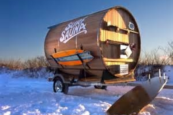 IDEA GENIALE! SAUNA ROULOTTE!!!